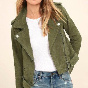 Blank NYC Suede Moto Jacket NWT